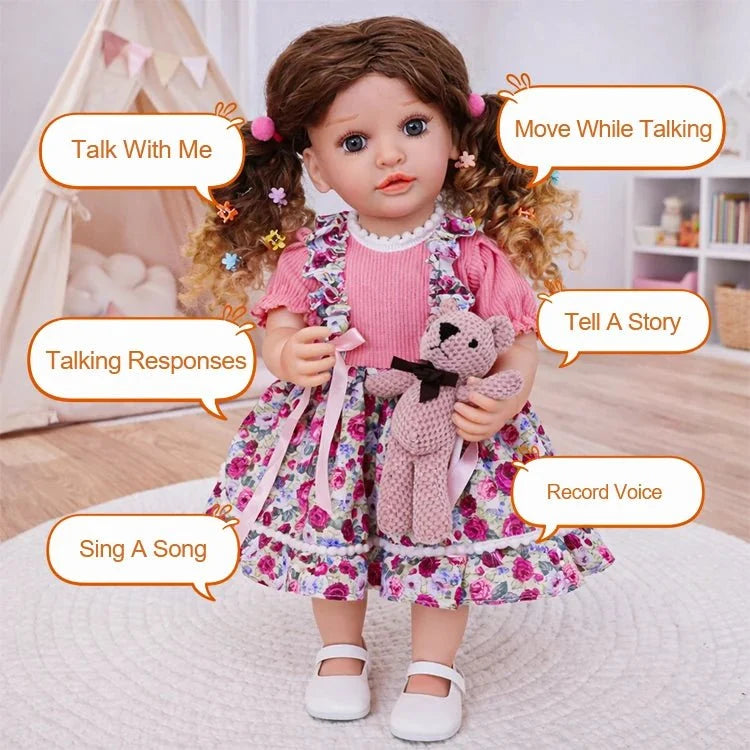 Elowen 22" Interactive Talking Toddler Doll