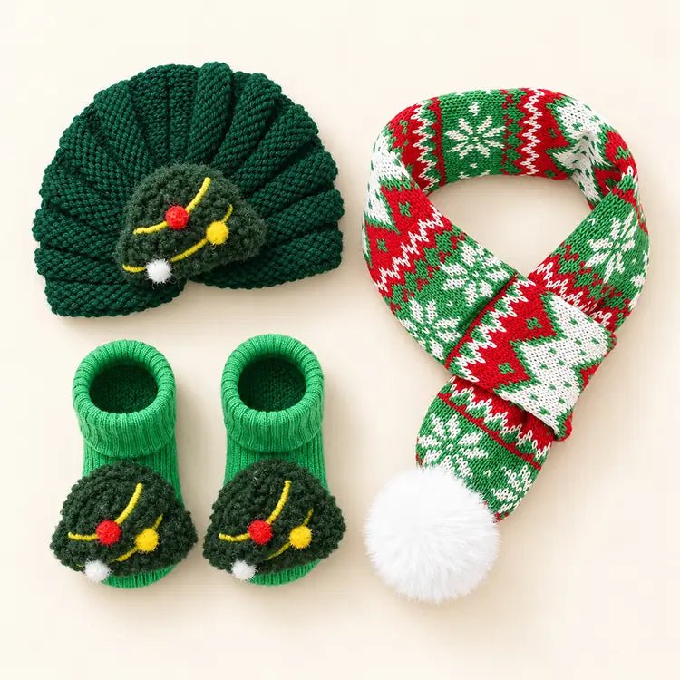 Christmas Hat, Scarf & Socks
