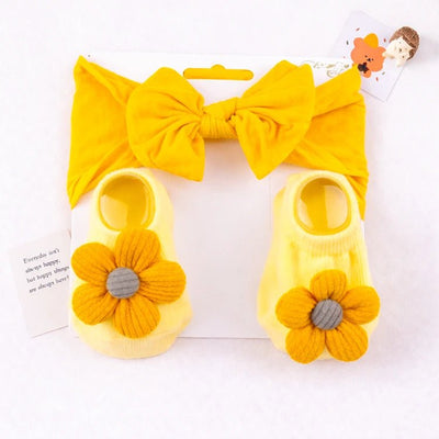 Baby Doll Headband & Socks Set
