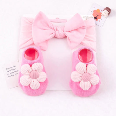 Baby Doll Headband & Socks Set