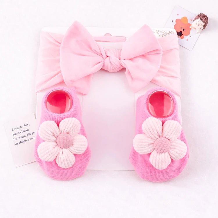Baby Doll Headband & Socks Set