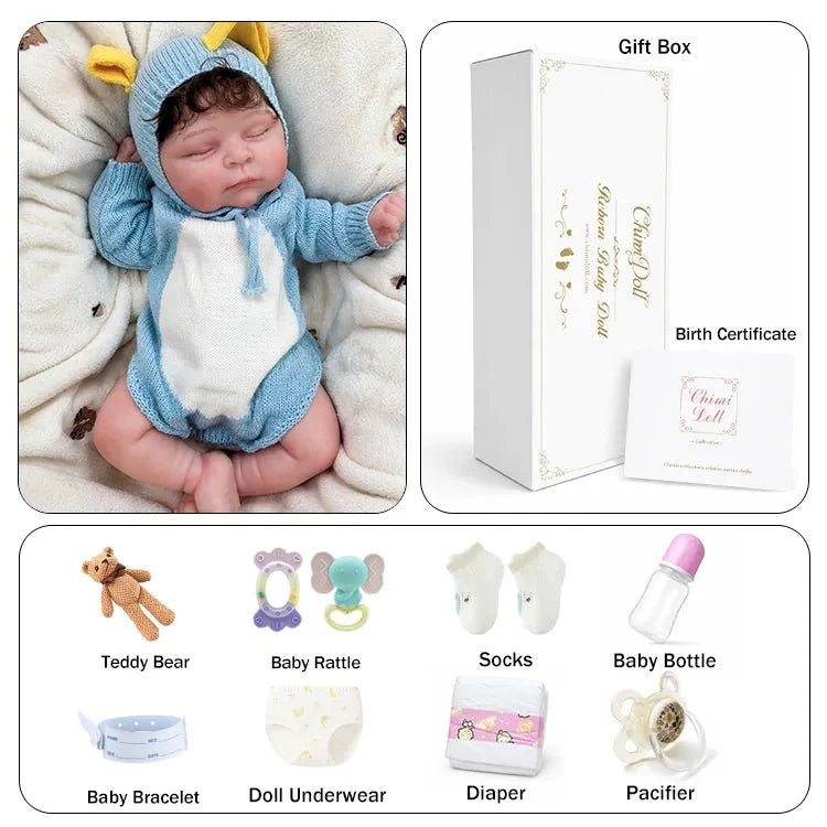 Bessie Lifelike Full Silicone Reborn Baby Doll
