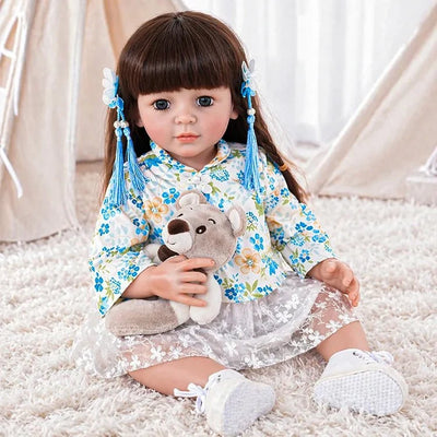 Maisie & Tilly 22" Twin Lifelike Toddler Dolls
